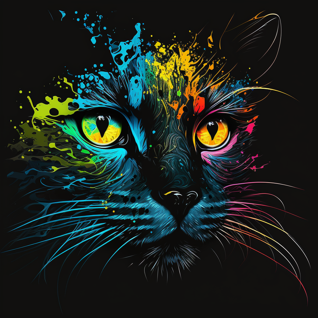 Multicolored Cat