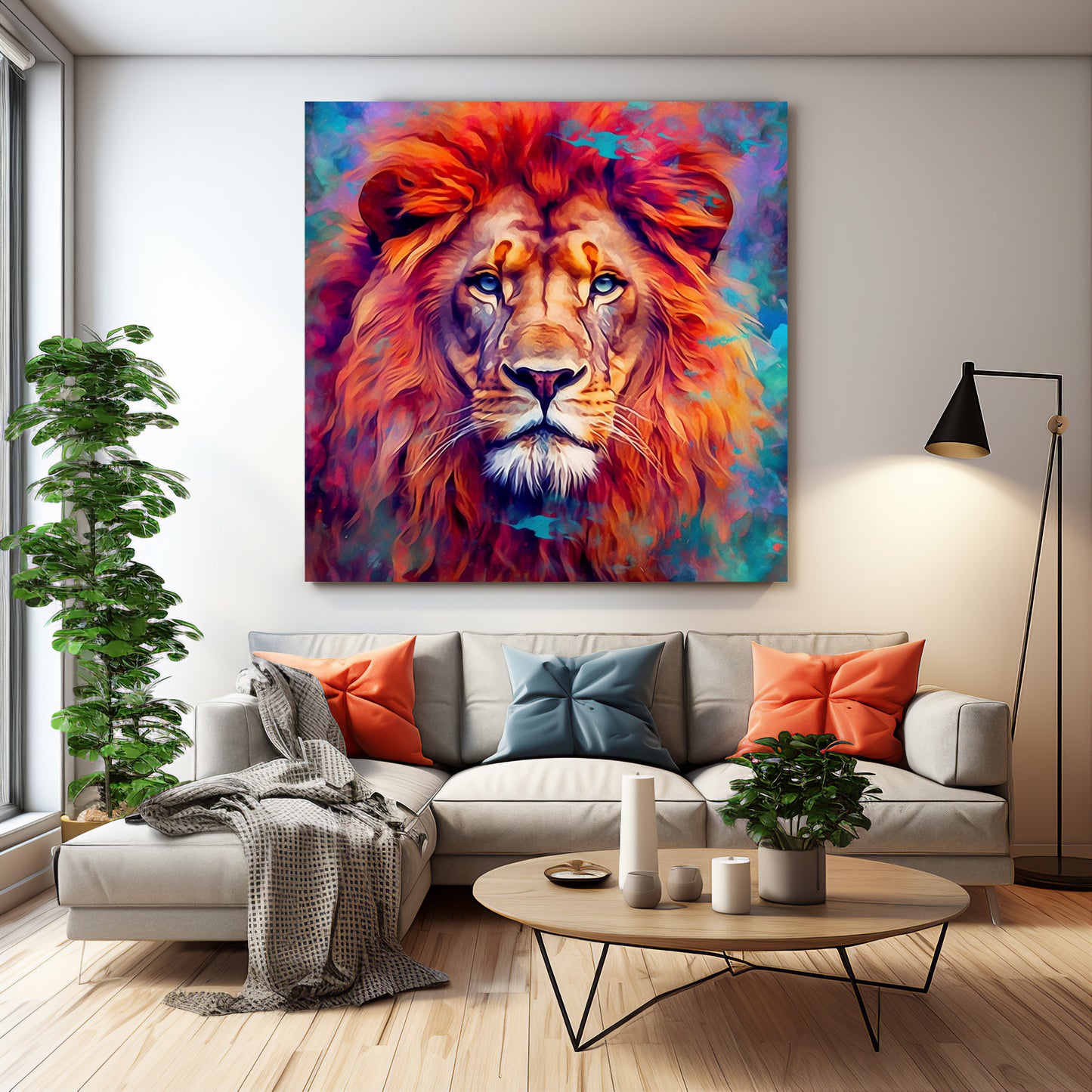 Multicolored Lion King