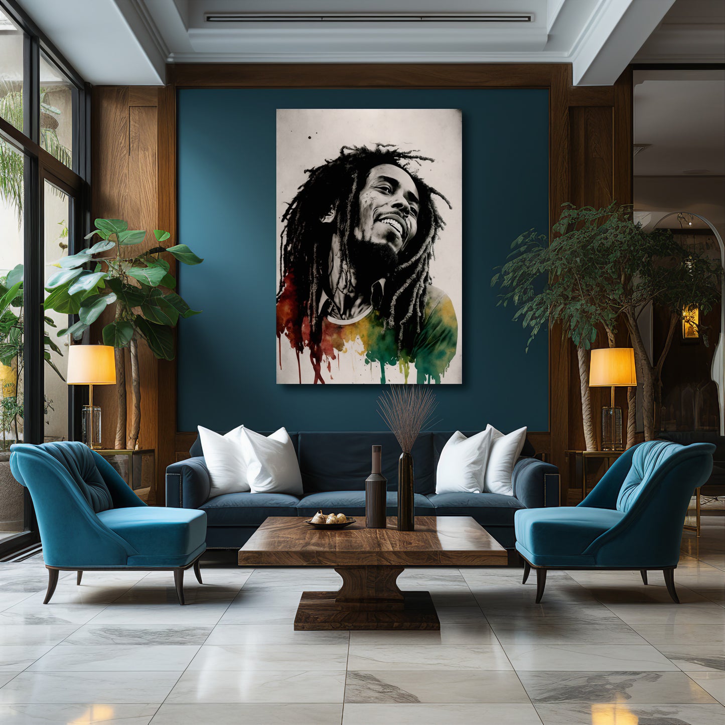 Bob Marley portrait