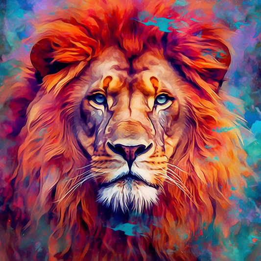 Multicolored Lion King