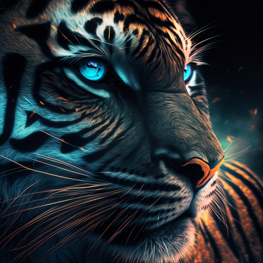 Blue eyes Tiger