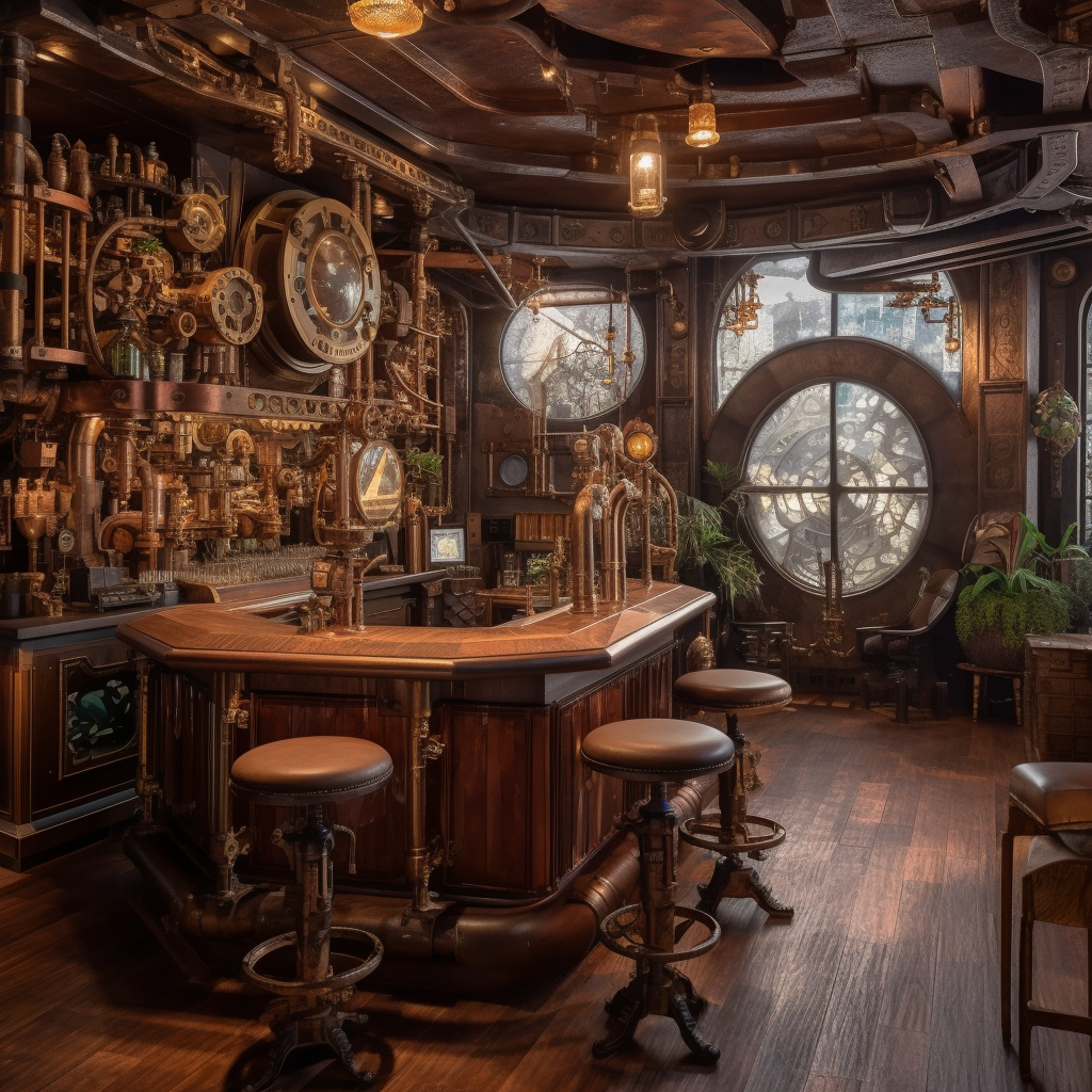 Steampunk place