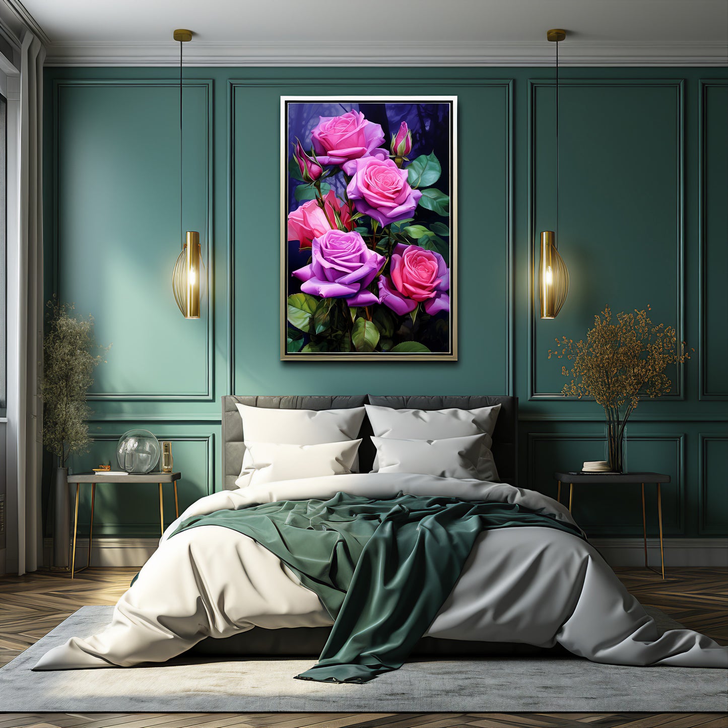 Aqua roses