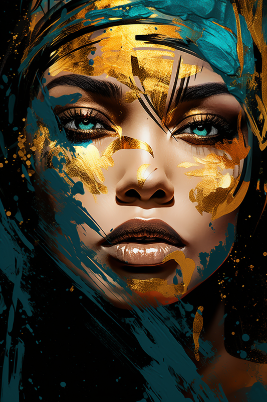 4. Paint Women Gold