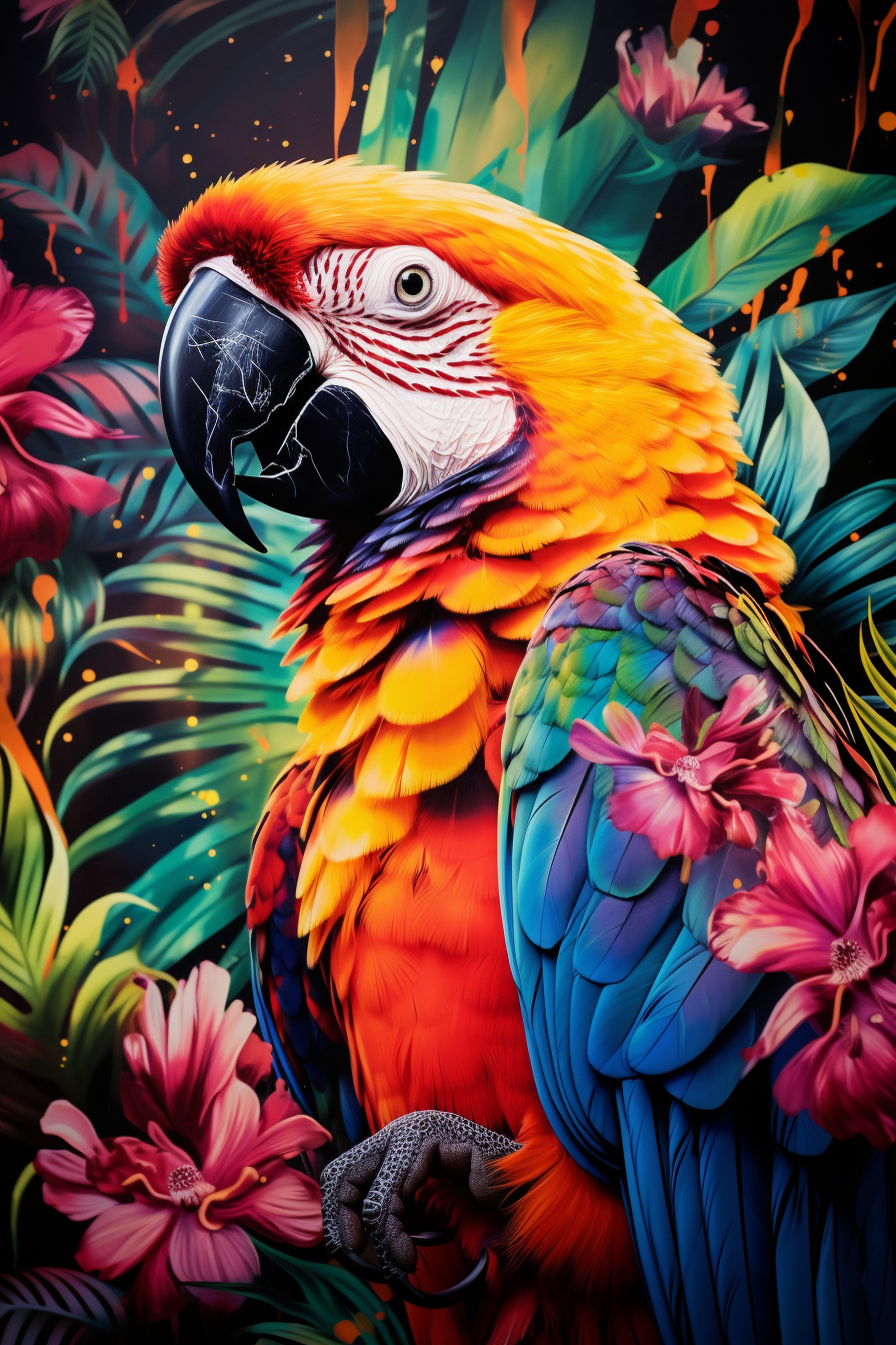 Multicolored Parrot